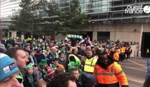 VIDÉO. Irlande - France : l'ambiance monte autour de l'Aviva Stadium