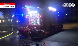 VIDÉO. Un incendie détruit un appartement : une personne hospitalisée au CHU d’Angers 