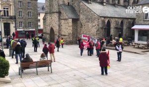 VIDÉO. Réforme des retraites : à Coutances, les manifestants se retrouvent place Saint-Nicolas