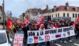 Manifestation a Calais, des miliers de personnes dans la rue