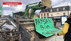 Réforme des retraites. Les agriculteurs bio sont présents à Lamballe avec leurs tracteurs  