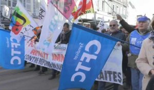 Retraites : manifestation à Clermont-Ferrand contre la réforme