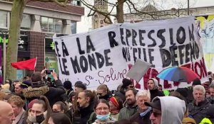 Lille : la dixième manifestation contre la réforme des retraites commence