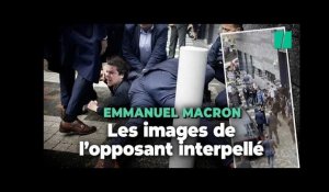 Aux Pays-Bas, cet opposant à Emmanuel Macron violemment plaqué au sol