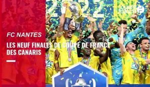 VIDEO. FC Nantes - Toulouse : les neuf finales de Coupe de France des Canaris