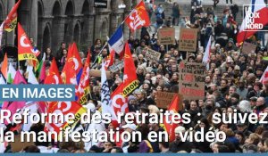 Réforme des retraites : gaz lacrymo, canon à eau... revivez notre direct de la manifestation à Lille