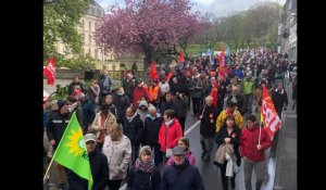 VIDÉO. Retour en images sur les manifestations du 13 avril à Vannes, Lorient, Pontivy, Ploërmel...