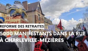 Charleville-Mézières: douxième manifestation contre la réforme des retraites