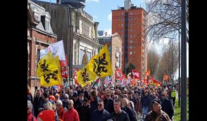 Dunkerque: manifestation contre la réforme des retraites.