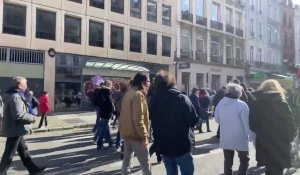 Les manifestants contre la réforme des retraites sont dans les rues de Lille