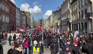 Lille : feux de poubelles et tension rue de Solférino