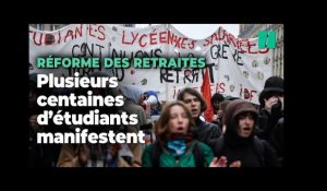 Contre la réforme des retraites, ces étudiants manifestent avant la décision constitutionnelle