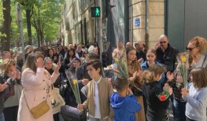 Effondrement à Marseille: petit rassemblement en hommage aux victimes