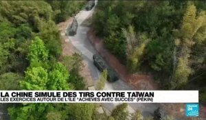 La Chine se félicite de manœuvres d'encerclement de Taïwan menées "avec succès"