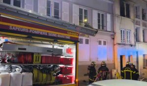 Incendie rue Saint-Gervais à Rouen