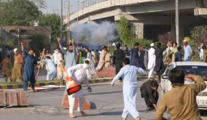 Affrontements entre police et manifestants après l'arrestation de l'ex-Premier ministre pakistanais