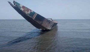 Nigeria : images de l'embarcation après avoir chaviré avec 40 enfants à bord dans le nord-ouest