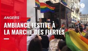 VIDÉO. La Marche des fiertés d'Angers dans une ambiance de fête