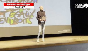 VIDÉO. Plaidoiries départementales de la Manche : la candidate d'un lycée cherbourgeois lance le concours