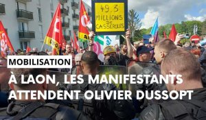 Le ministre du Travail Olivier Dussopt est attendu à Laon, de nombreux manifestants se mobilisent