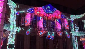 Un mapping sur les murs du musée de Saint-Omer