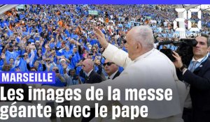 Pape François : Les images de la papamobile sur le Prado et de la messe géante au Vélodrome 
