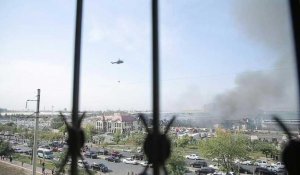 Ouzbékistan: images de la zone près de l'entrepôt après une explosion à Tachkent