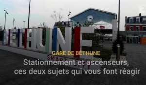 Gare de Béthune : stationnement et ascenseurs, ces questions que vous vous posez