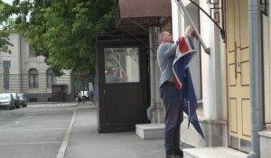 Le drapeau islandais retiré de l'ambassade à Moscou