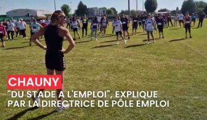 Du stade à l'emploi à Chauny: un concept expliqué par Christelle Winter, directrice de Pôle emploi 