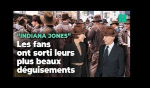 « Indiana Jones 5 » : Harrison Ford accueilli par une marée de fans en costume d’Indy