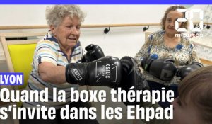 À Lyon, la boxe thérapie s'invite dans les Ehpad