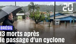 Brésil : Le cyclone qui a ravagé le sud du pays a fait 13 morts #shorts 