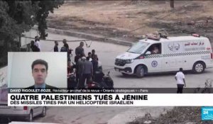 Quatre Palestiniens tués à Jénine : des missiles tirés par un hélicoptère israélien