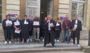 Saint-Omer : nouvelle journée de manifestation devant le palais de justice