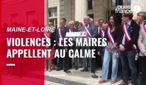 VIDÉO. Dans le Maine-et-Loire, les maires répondent à l'appel contre les violences urbaines