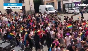 VIDÉO. Au Mans, la foule à la Pride en plein cœur de la ville