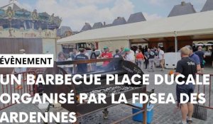 Un barbecue Place Ducale organisé par la FDSEA