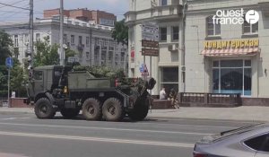 VIDEO. Chars et soldats de Wagner dans la ville de Rostov au sud de la Russie