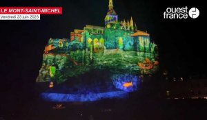 VIDÉO. Le Mont-Saint-Michel brille lors d'un grand spectacle pour le millénaire de l'abbatiale