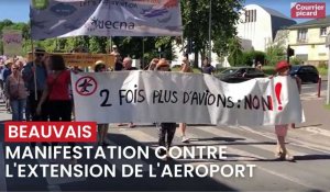 Manifestation contre l’extension de l’aéroport de Beauvais-Tillé