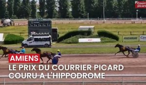 Le Prix du Courrier picard couru sur la piste de l'hippodrome d'Amiens