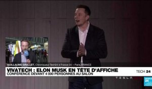 VivaTech : Elon Musk vient faire le show après sa rencontre avec Emmanuel Macron