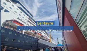 Le Havre. À bord du paquebot Renaissance