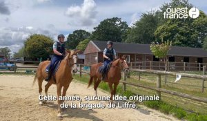 VIDÉO. Des gendarmes patrouillent à cheval en forêt de Rennes pour prévenir les incendies