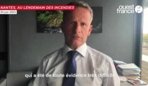 VIDEO. Mort de Nahel : neuf interpellations au lendemain des incendies à Nantes annonce le procureur