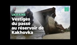 Guerre en Ukraine : Le réservoir de Kakhovka dévoile des crânes et des armes des guerres passées