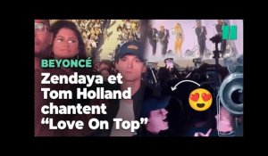 Au concert de Beyoncé, Zendaya et Tom Holland ont chanté « Love On Top » les yeux dans les yeux