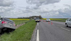 Esternay : accident entre deux véhicules, 10 personnes impliquées