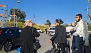 La police israélienne sur le lieu d'une attaque à Jérusalem-Est